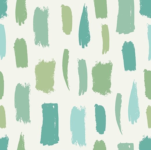 Green Brushstrokes Wallpaper | Luxe Walls - Removable Wallpapers