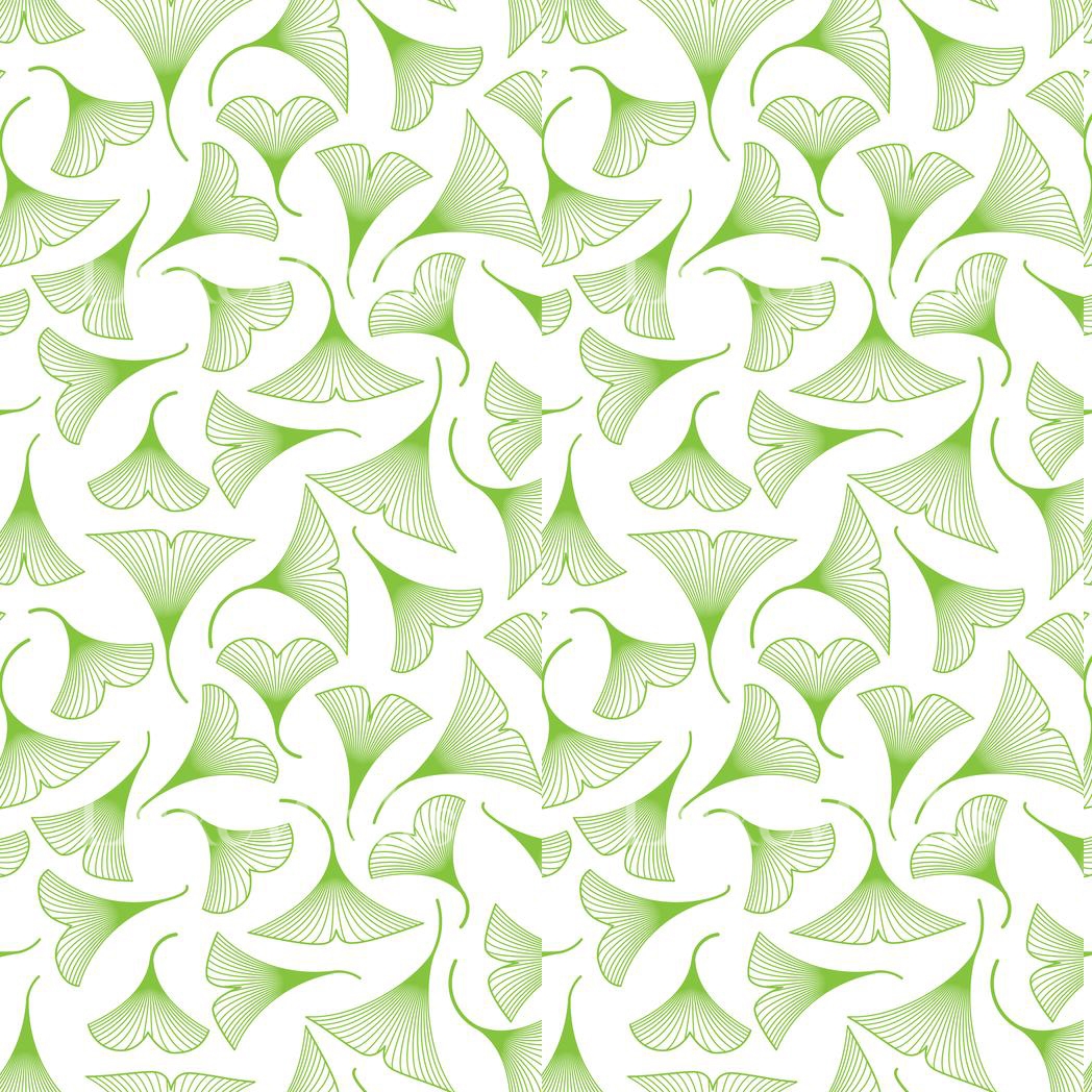 Ginkgo Biloba Leaves Wallpaper | Luxe Walls - Removable Wallpapers