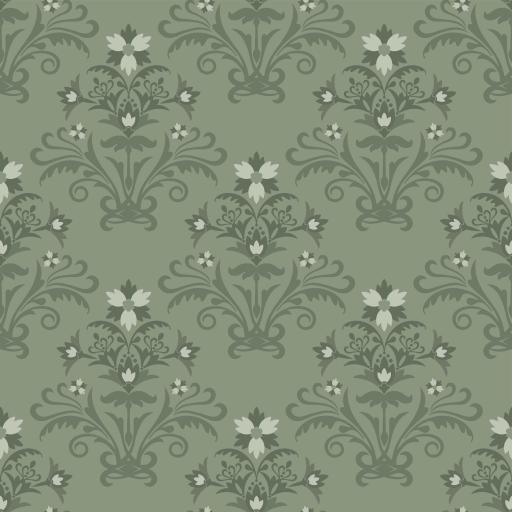 Green Floral Wallpaper | Luxe Walls - Removable Wallpapers