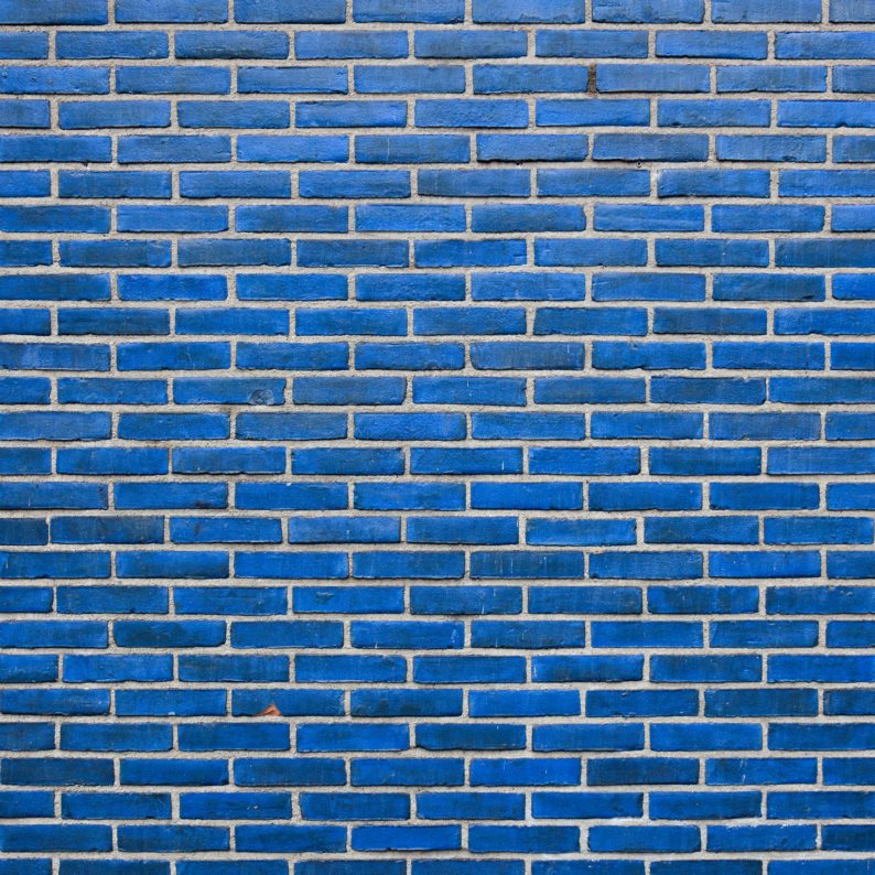 blue brick wallpaper