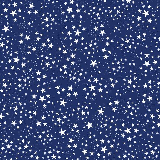 Blue and White Stars Wallpaper | Luxe Walls - Removable Wallpapers